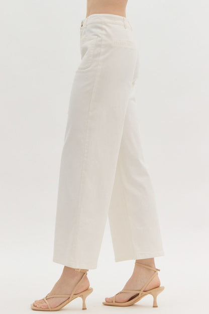 High Waisted Wide Leg Pant